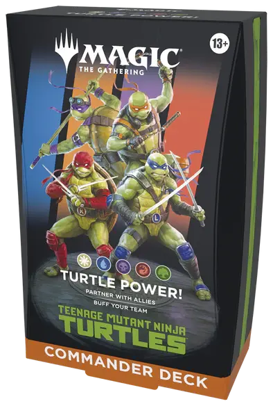 MTG Universes Beyond: Teenage Mutant Ninja Turtles Commander Deck Turtle Power! - Nexpoke