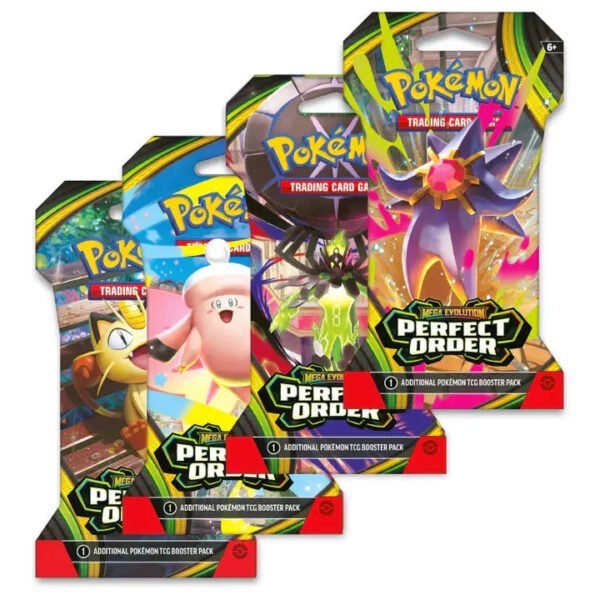 Pokemon Mega Evolution Perfect Order Sleeved Booster Pack (1 Pack) - Nexpoke