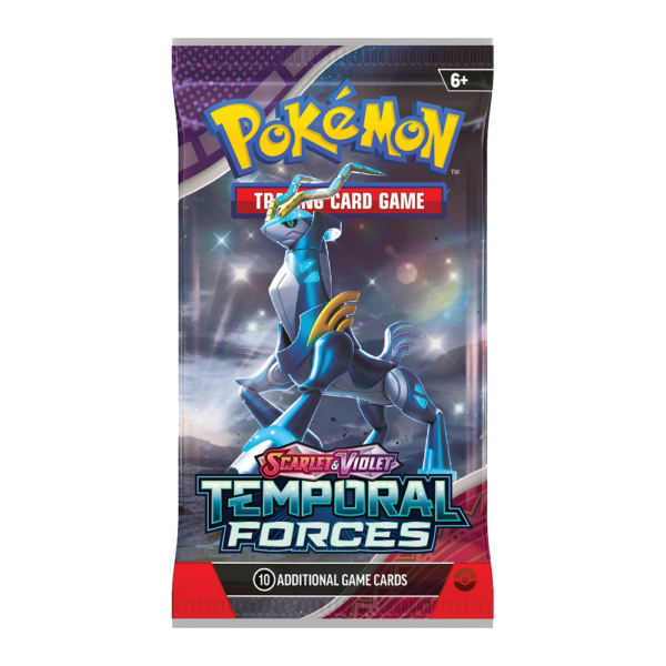 Pokemon Scarlet And Violet Temporal Forces Booster Pack (Single Pack Sales) - Nexpoke
