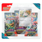 Pokemon Scarlet And Violet Twilight Masquerade 3 Pack Blister Snorlax - Nexpoke