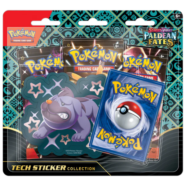 Pokemon Scarlet & Violet Paldean Fates Tech Sticker Collection Maschiff - Nexpoke