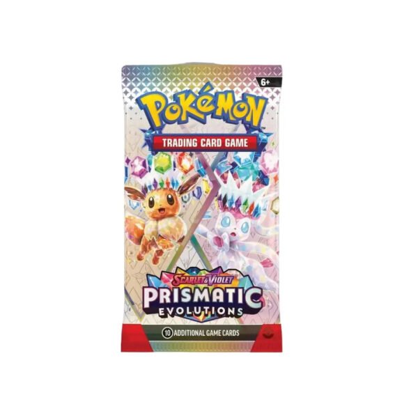 Pokemon Scarlet & Violet Prismatic Evolutions Single Pack (Single Pack Sales) - Nexpoke