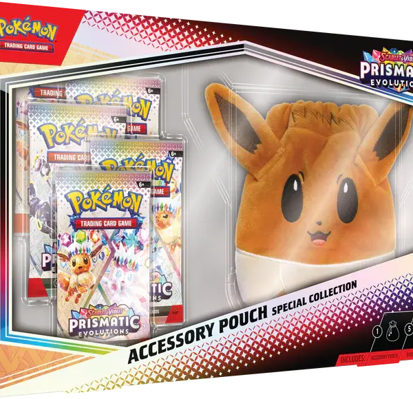 Pokemon Scarlet and Violet Prismatic Evolutions Accessory Pouch Special Collection - Nexpoke