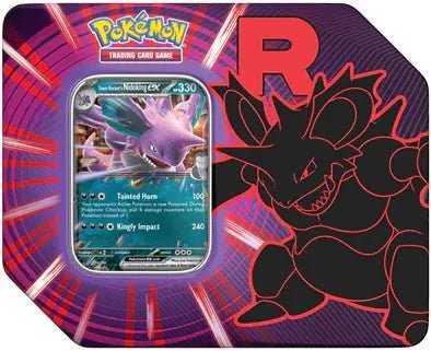 Pokemon Team Rocket Tins Team Rocket’s Nidoking ex - Nexpoke