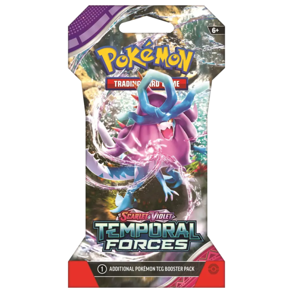 Scarlet And Violet Temporal Forces Sleeved Booster Pack - Nexpoke