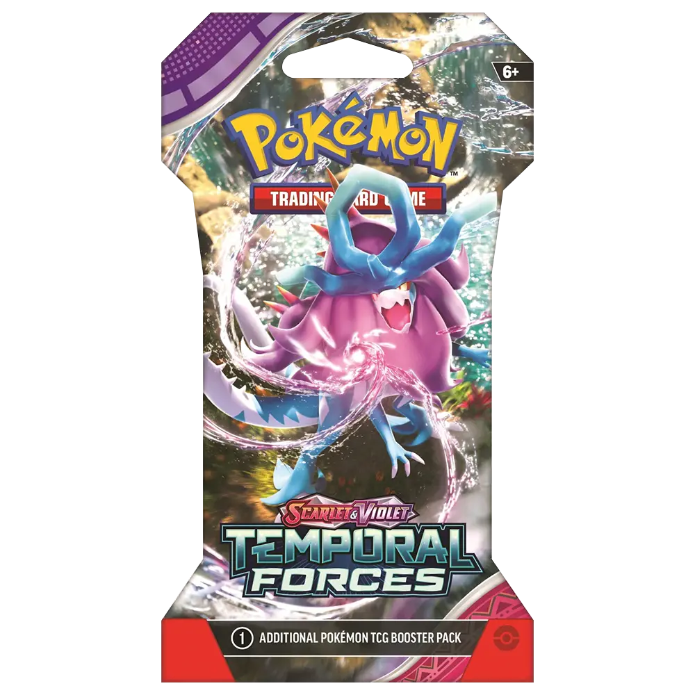 Scarlet And Violet Temporal Forces Sleeved Booster Pack - Nexpoke